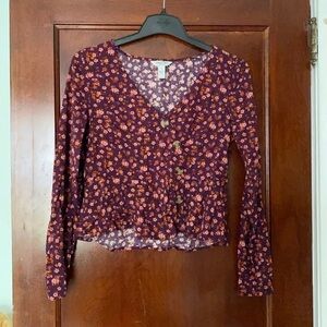 Arizona jeans women’s shirt top; size m